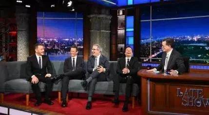 Late-Night Legends Unite as Stephen Colbert's Era Concludes
